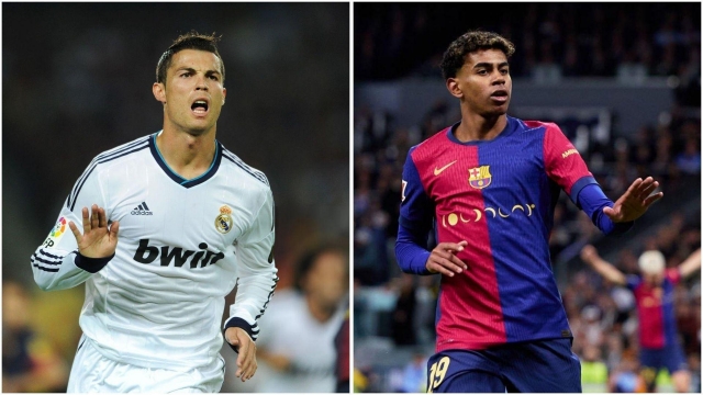 Lamine Yamal Tái Hiện Màn Ăn Mừng Kiểu Ronaldo Trước Real Madrid – Điểm Nhấn Đáng Chú Ý Cho Fan Cá Cược Tại OK9 4 Màn ăn mừng tái hiện lại động tác của CR7